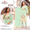 R 1138 By Ramsha Organza Pakistani Readymade Suit Wholesale Shop In Surat
